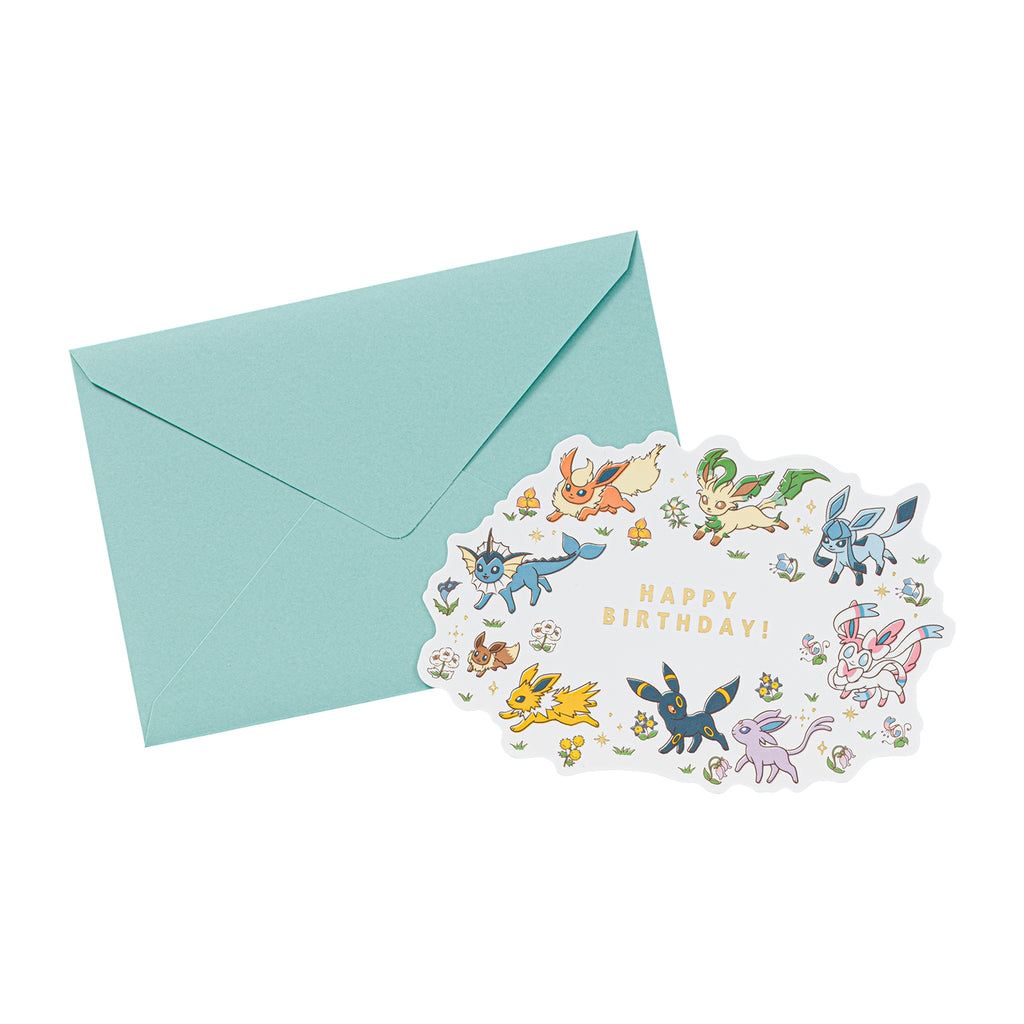 Greeting Card Birthday Celebration Eevee Collection