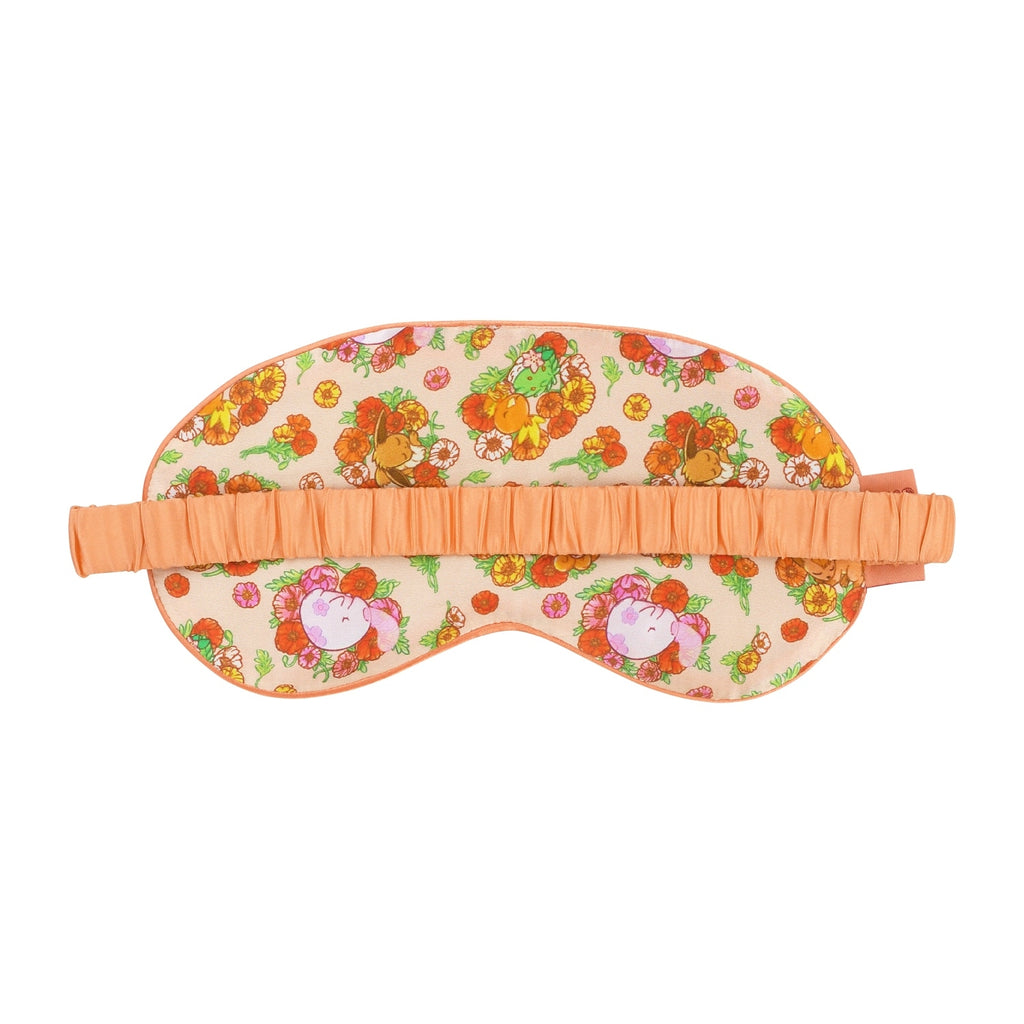 Silk eye mask Fleur de Coquelicot