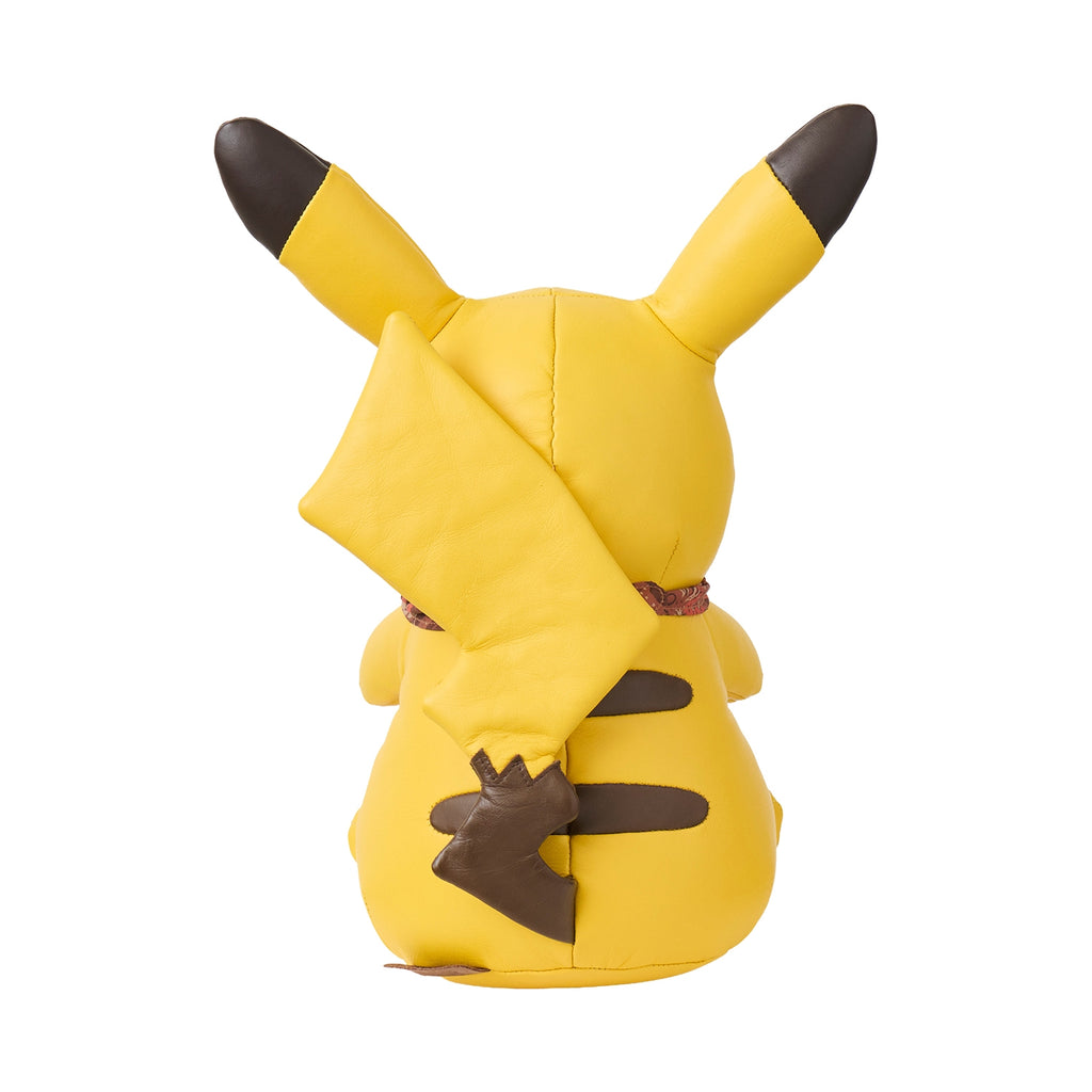 Official Pokemon Center Japan Pikachu item, leather details
