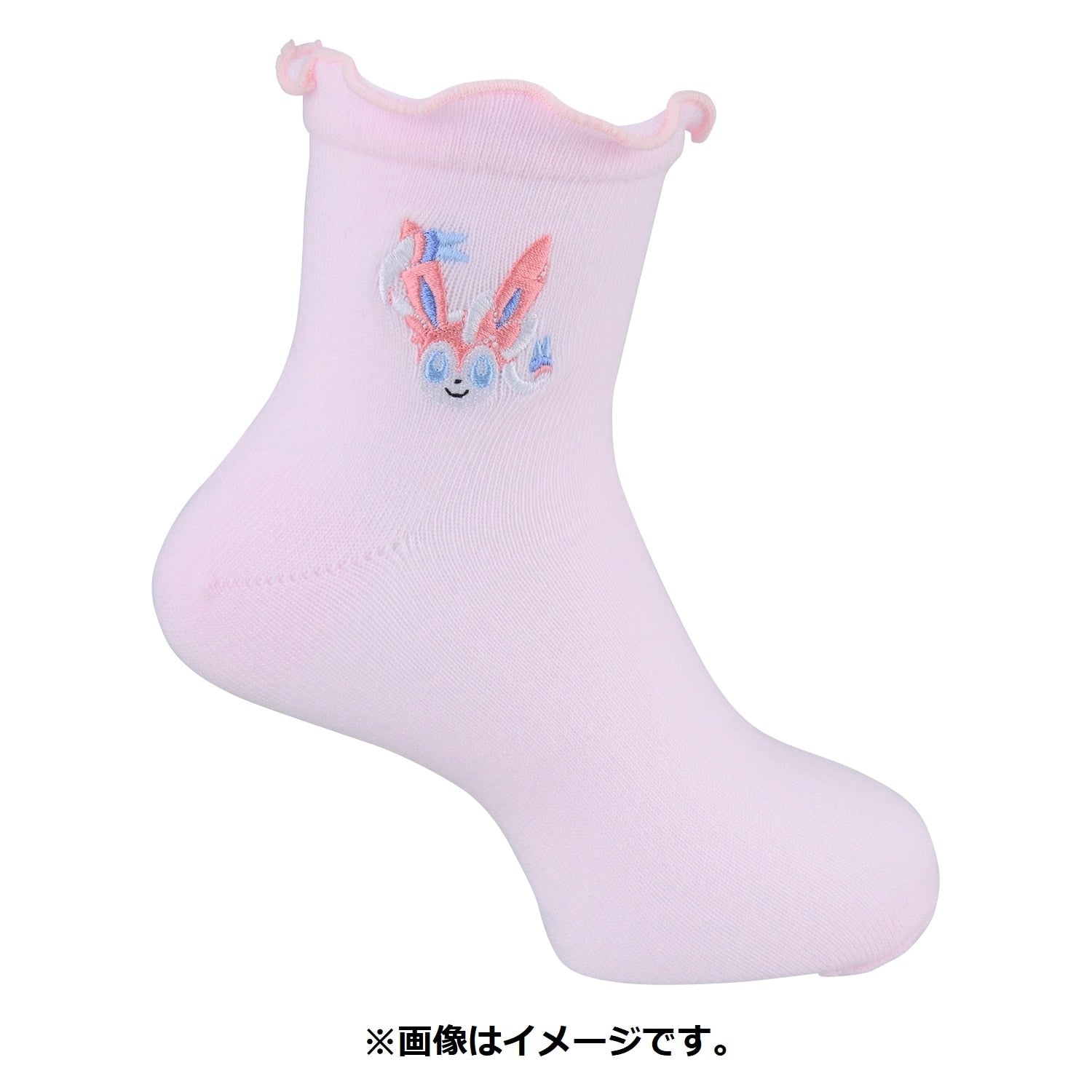 [Choose] Middle Socks One Point Mellow Nymphia (23-25cm)