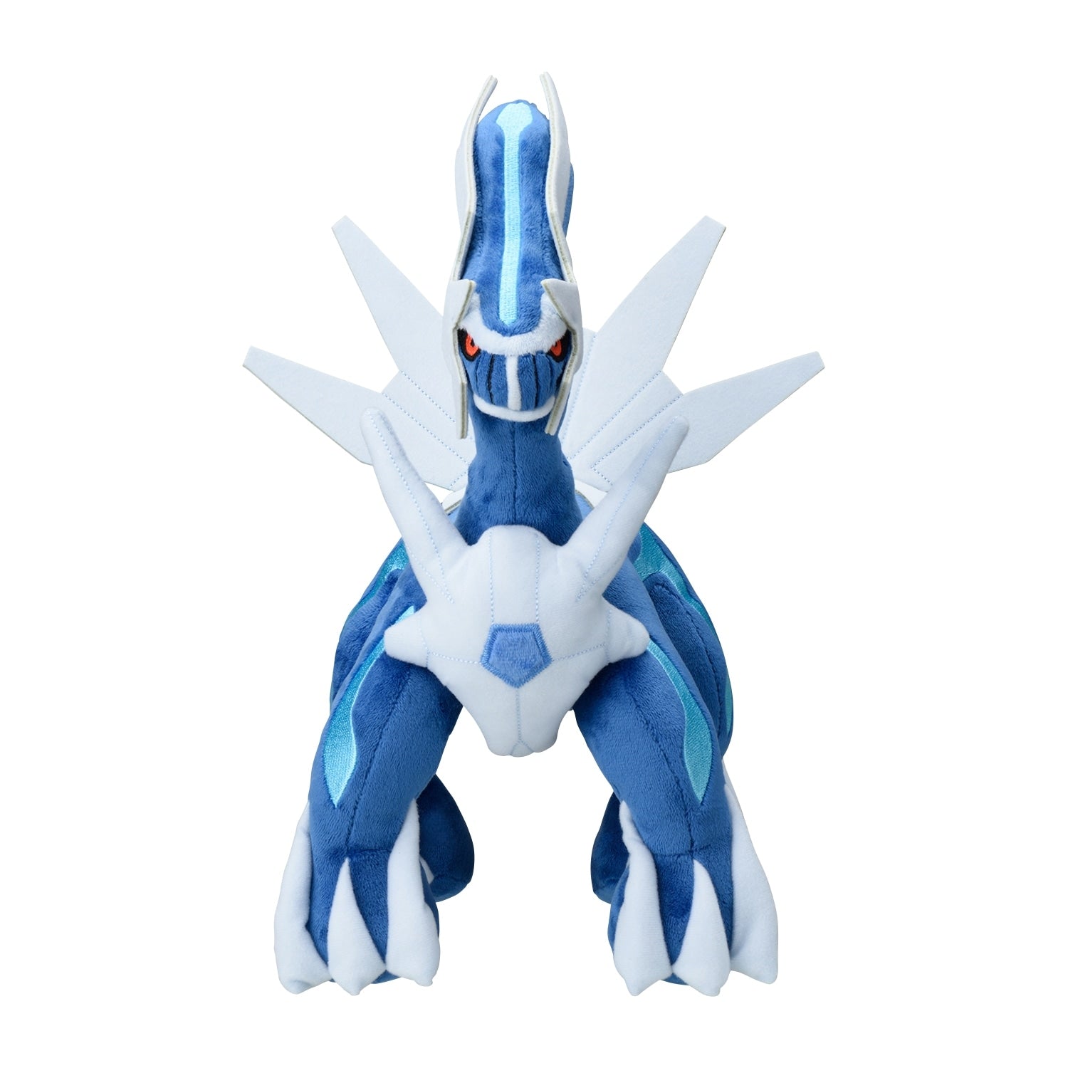 Authentic Japanese Dialga stuffed toy with intricate design
