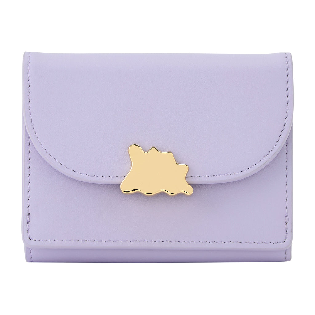 Genuine leather tri-fold wallet Metamon