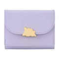 Genuine leather tri-fold wallet Metamon