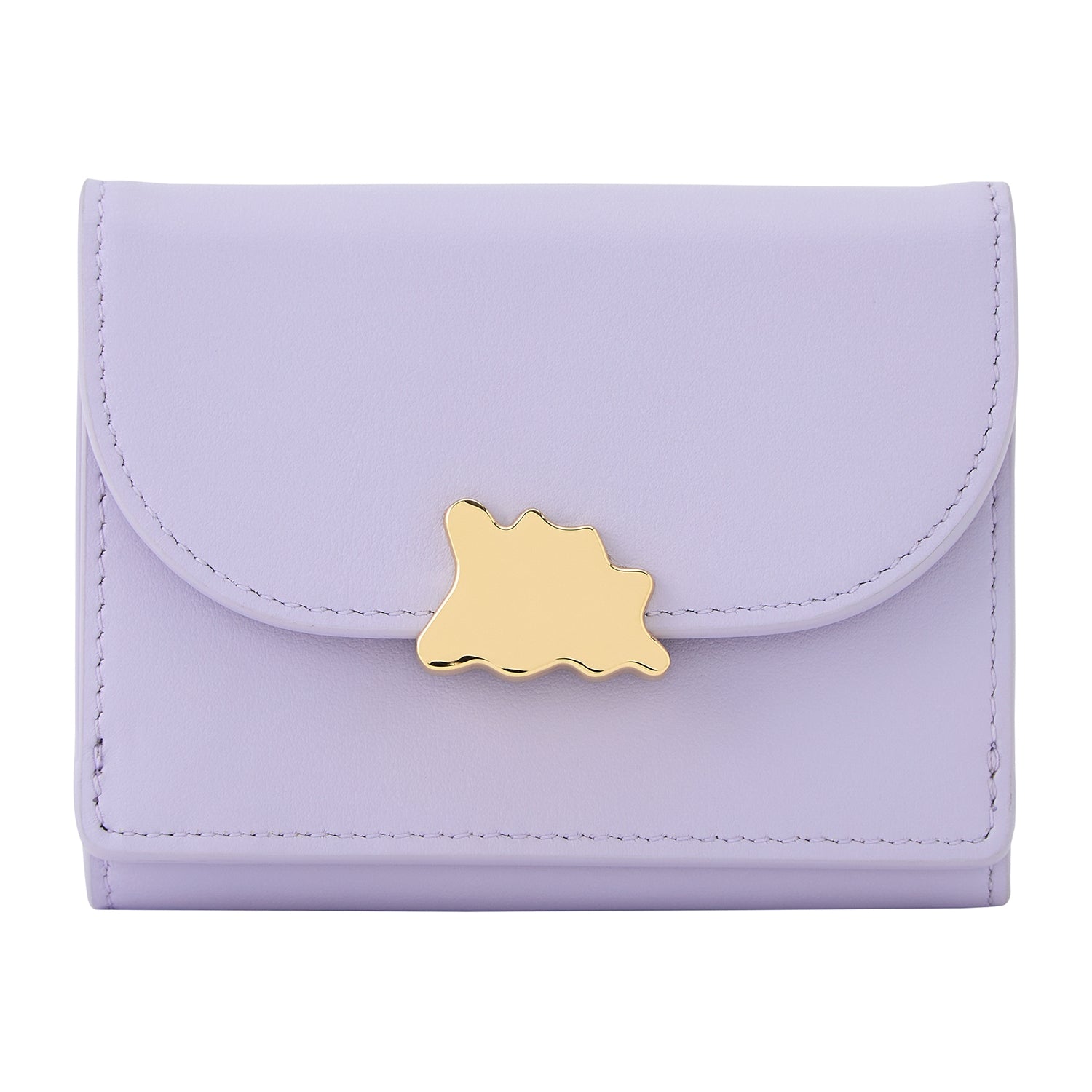Genuine leather tri-fold wallet Metamon