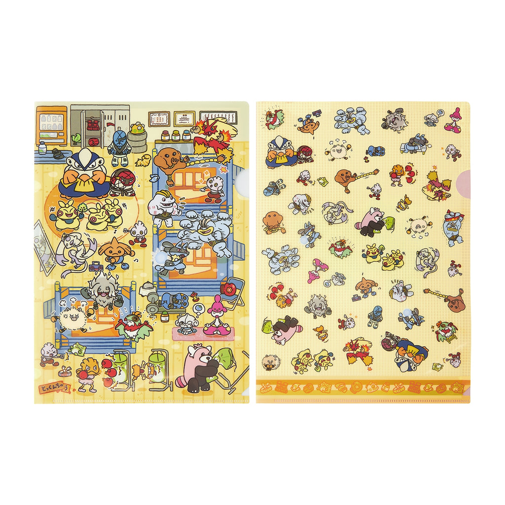 A4 clear file set of 2 Tokunchu