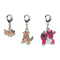 Pokemon National Encyclopedia metal charm from Japan, detailed character design