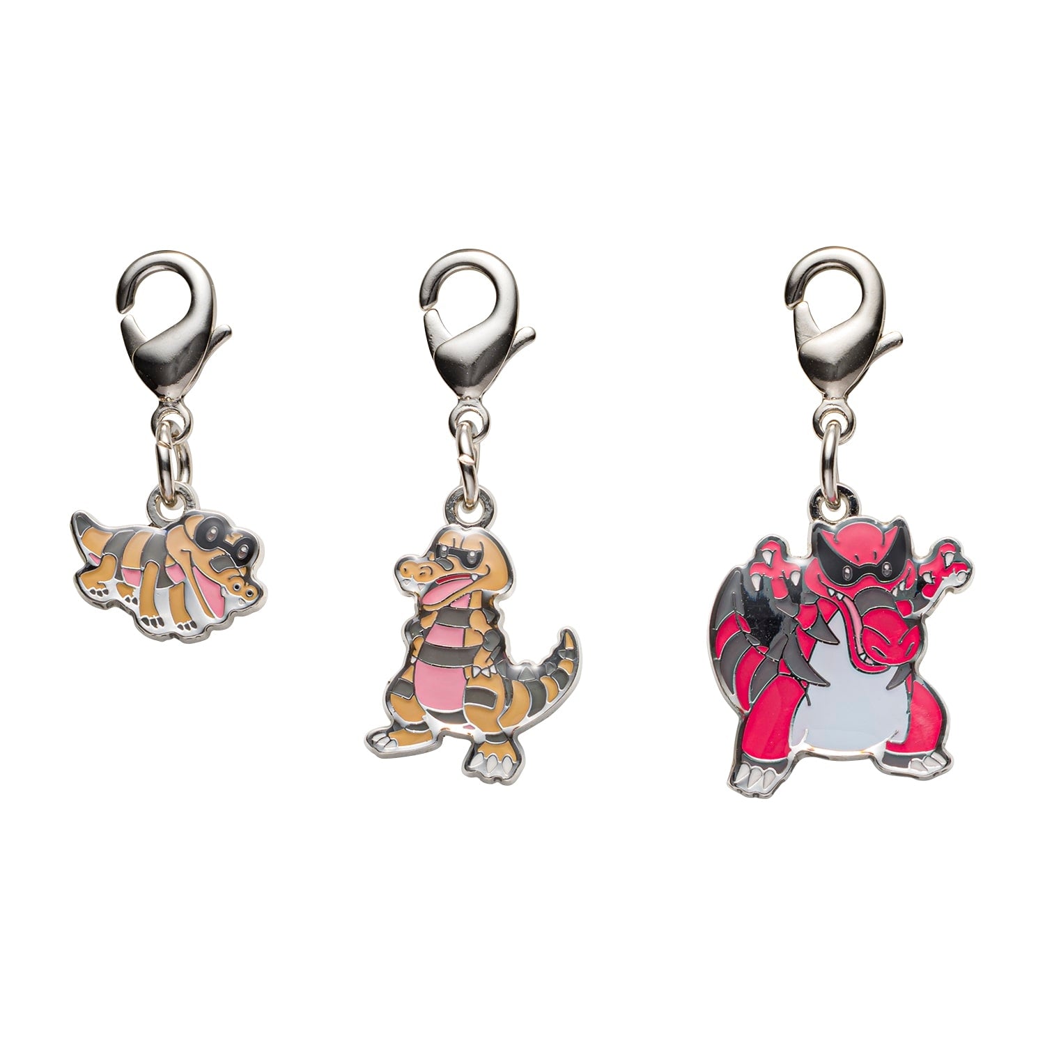 Pokemon National Encyclopedia metal charm from Japan, detailed character design