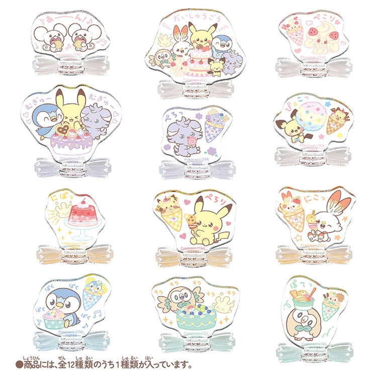 Close-up of Pokemon Chokonto Mini Acrylic Stand, official Japan licensed merchandise