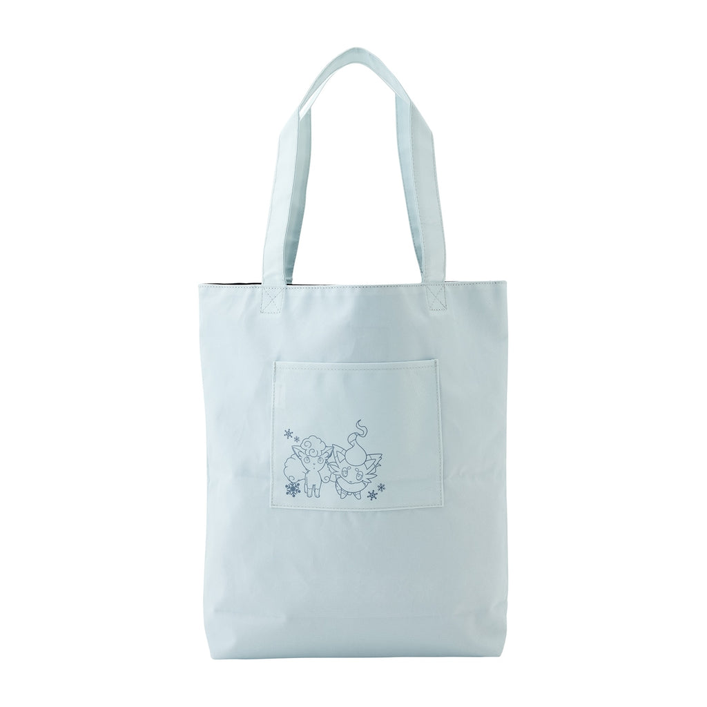Reversible tote bag Snowy Gathering