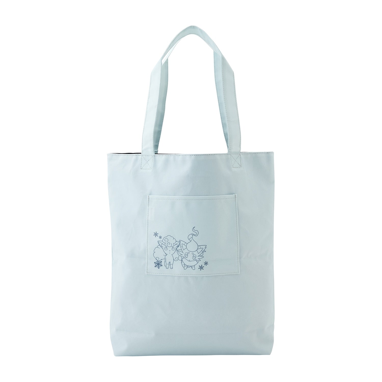 Reversible tote bag Snowy Gathering