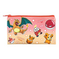 Flat multi pouch gradation/red & orange
