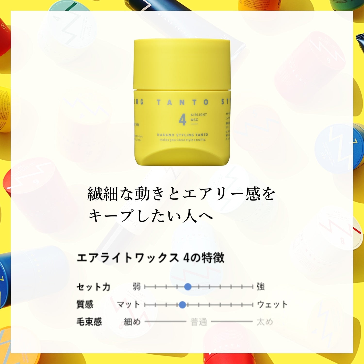 Nakano Styling Tanto Air Light Wax 4 PO