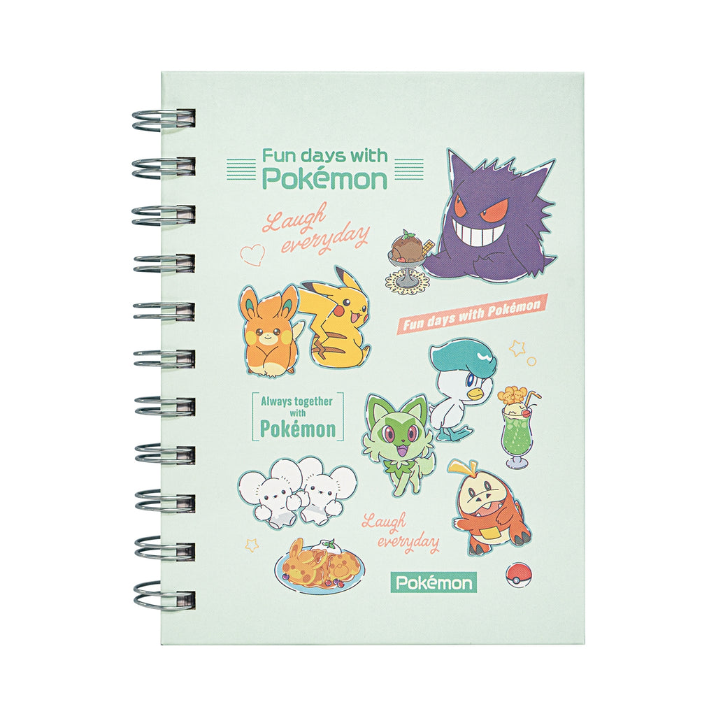 Pokemon A6W Ring Notebook with cafe logo alignment from Japan