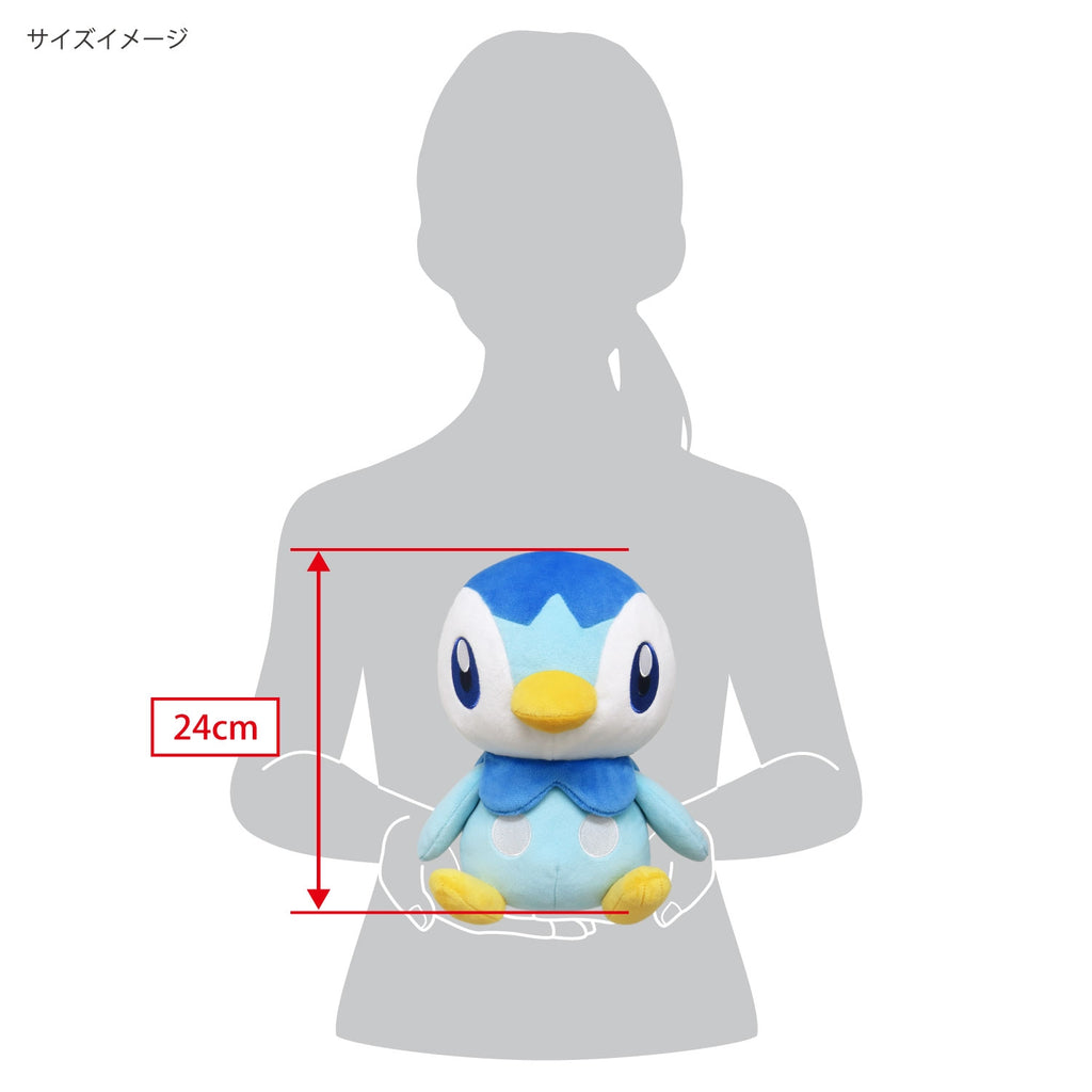 Japanese Piplup Stuffed Toy, adorable facial expression from Japan