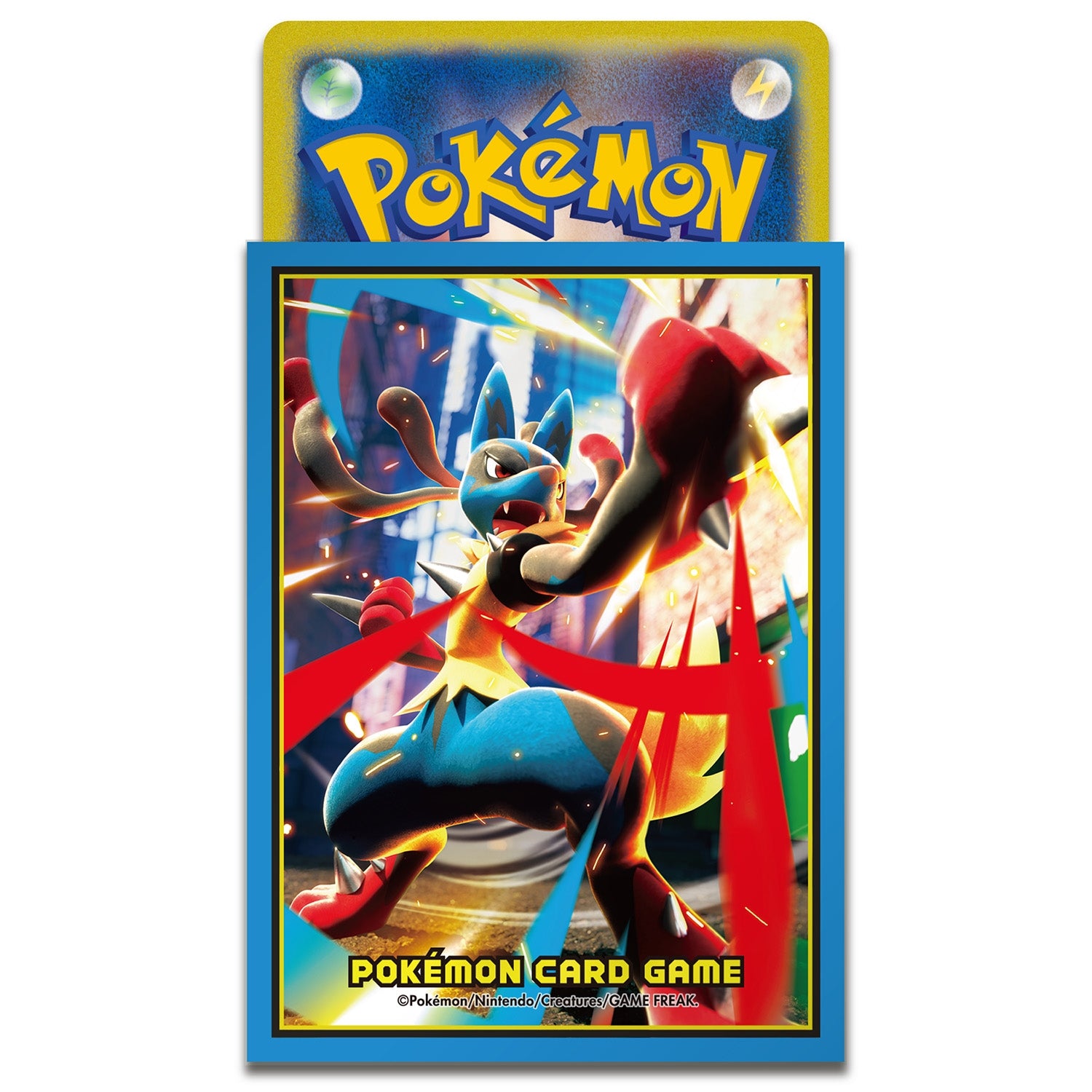 Pokémon TCG Deck Shield Sleeves – Mega Lucario (#448) | Japan Official