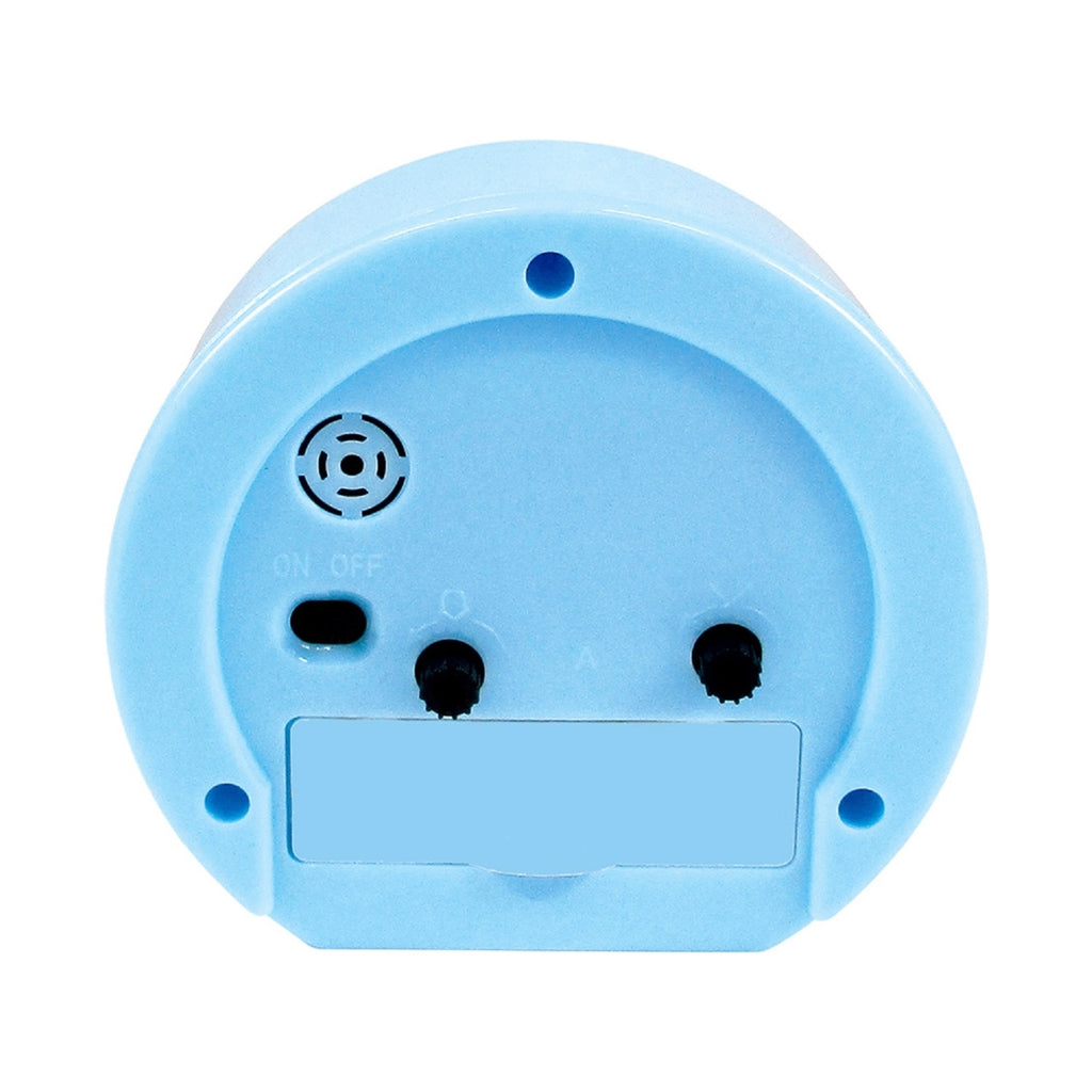Round alarm clock colors/blue