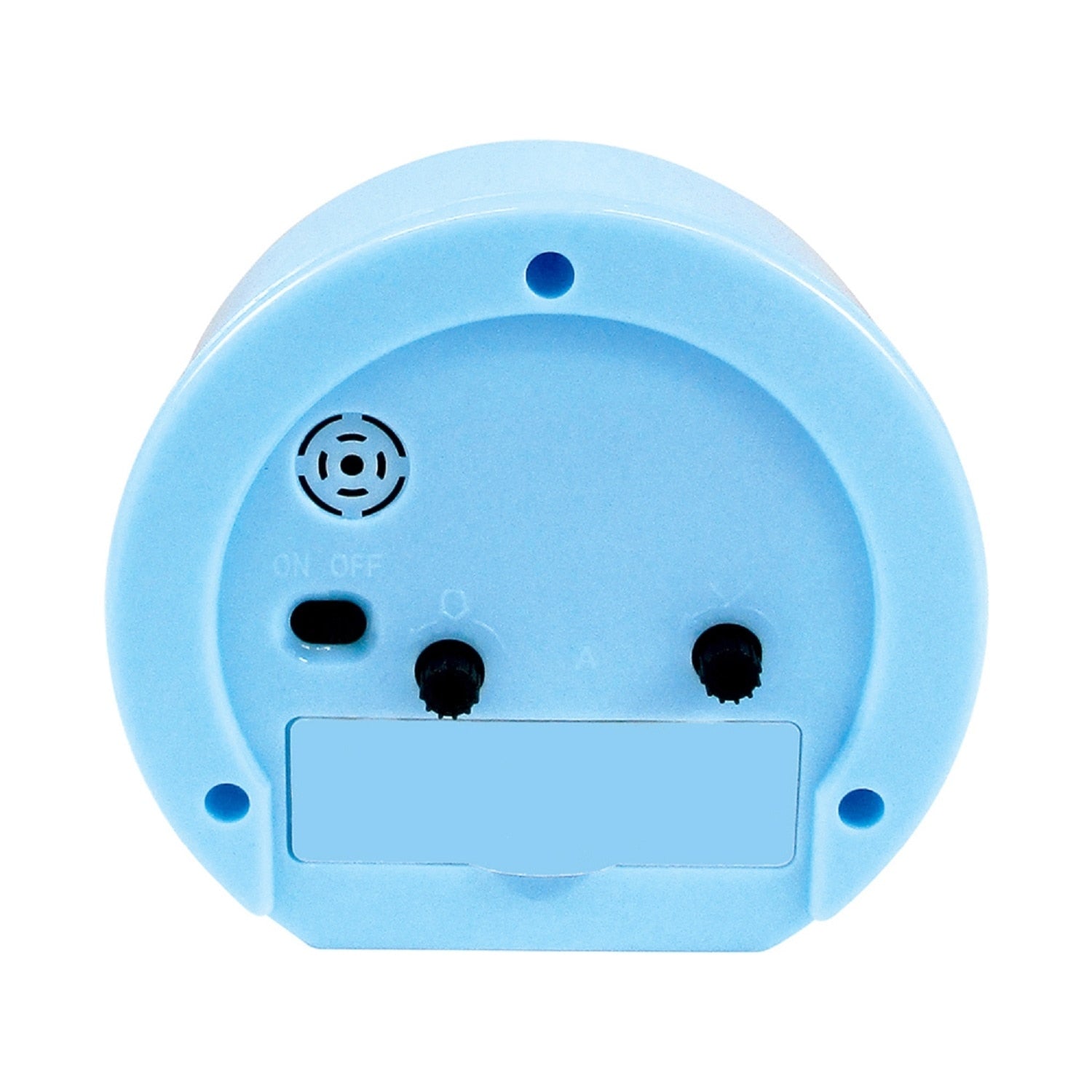 Round alarm clock colors/blue