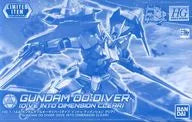 1/144 HGBD GN-0000DVR Gundam Double O Diver Dive Into Dimension Clear "Gundam Build Divers" event limited [0228313]