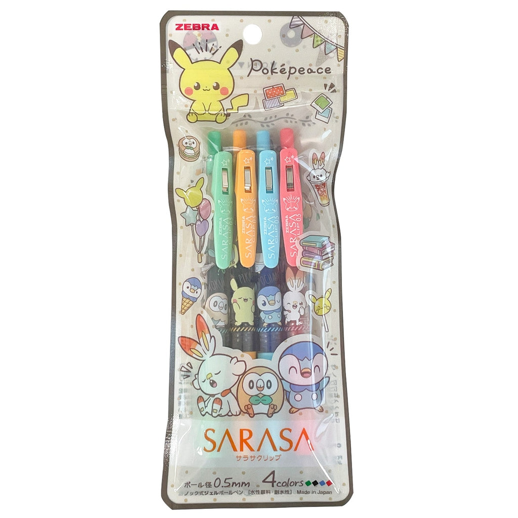Sarasa Clip 4 Color Set with Charmander design from Japan
