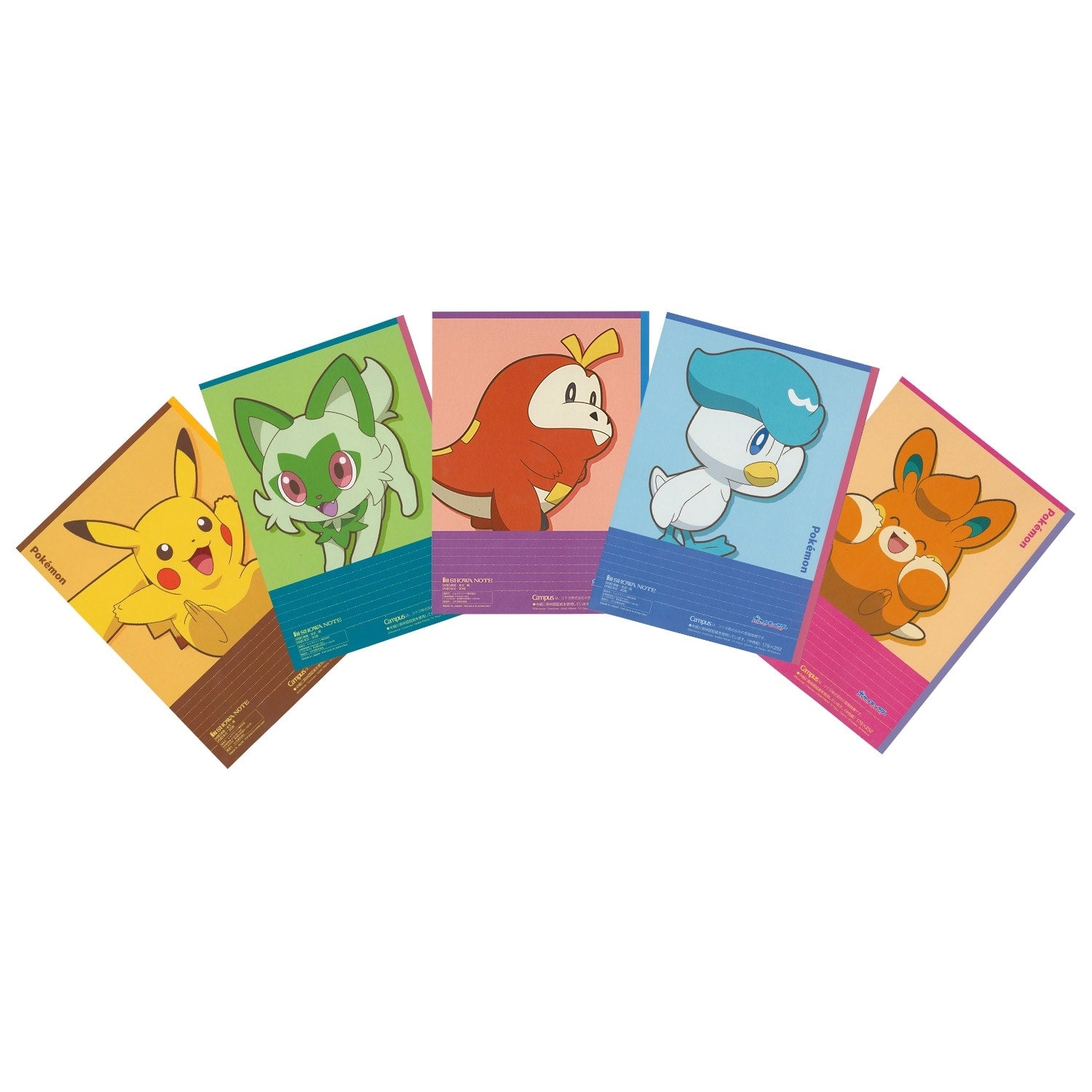 Authentic Pokemon Center Japan notebook with collectible packaging from Japan