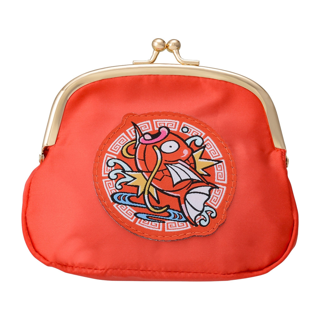 Clasp pouch Pikachu Hanten Yancham & Magikarp