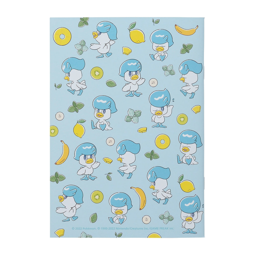 Quaxly A5 Notebook with Water-type Pokemon from Japan