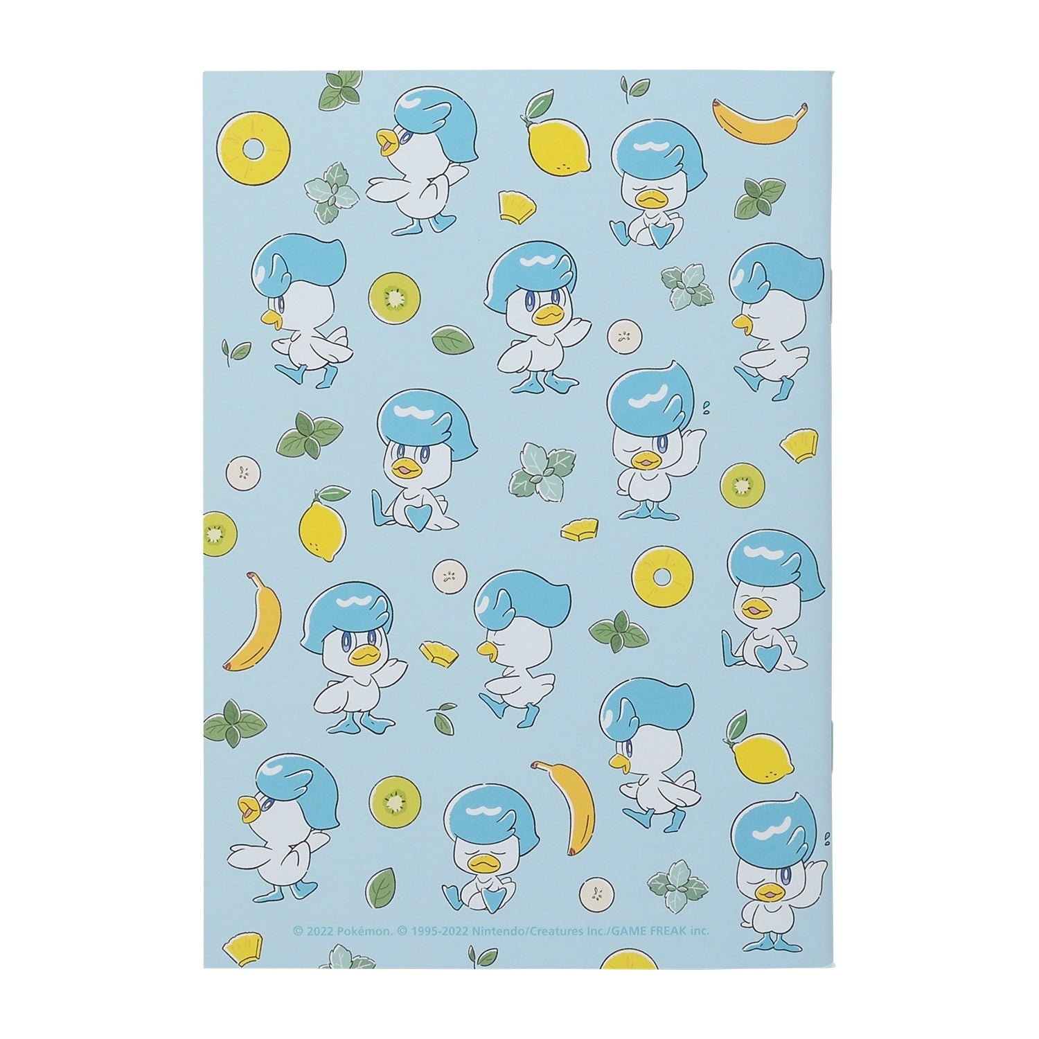 Quaxly A5 Notebook with Water-type Pokemon from Japan