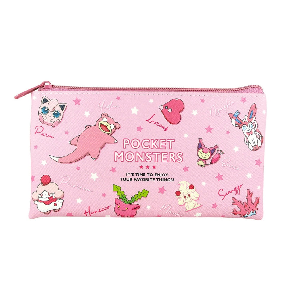Pokemon Flat Multi Pouch Colors/Pink