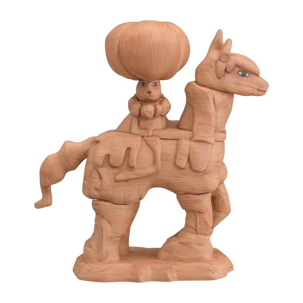 Badrex figure wood carving statue from Japan, detailed Pokemon design