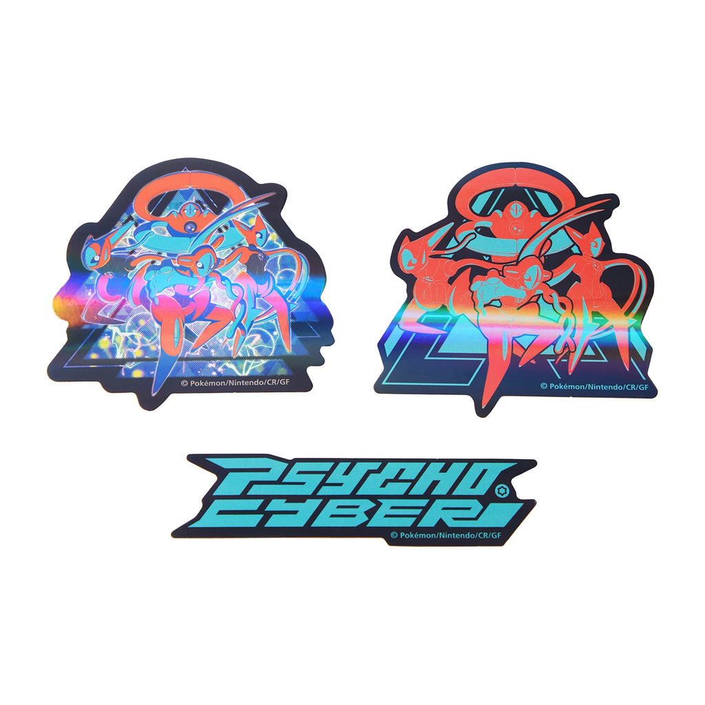 Authentic Japanese Pokemon Deoxys stickers, official Pokemon Center product