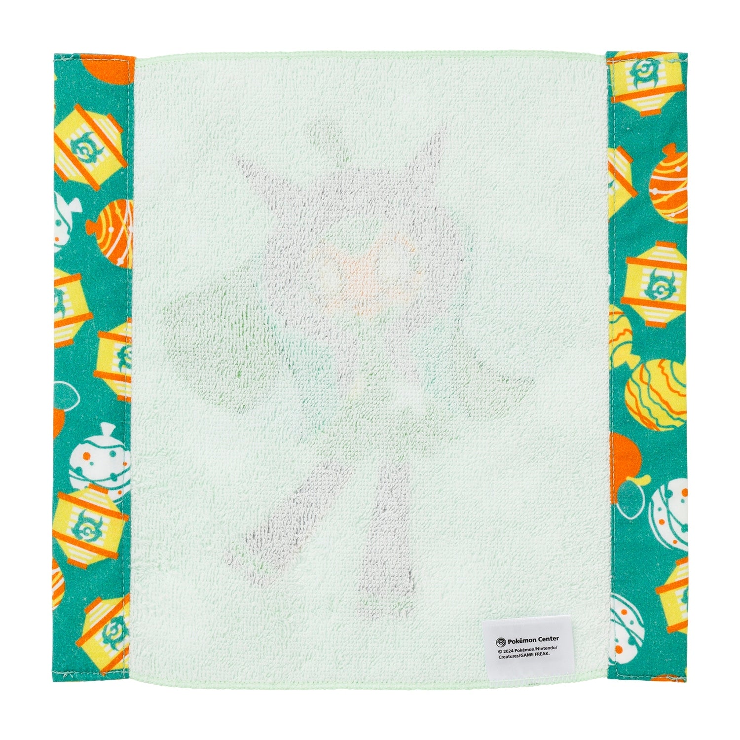 Authentic Pokemon Ogapon hand towel with vibrant anime characters from Japan