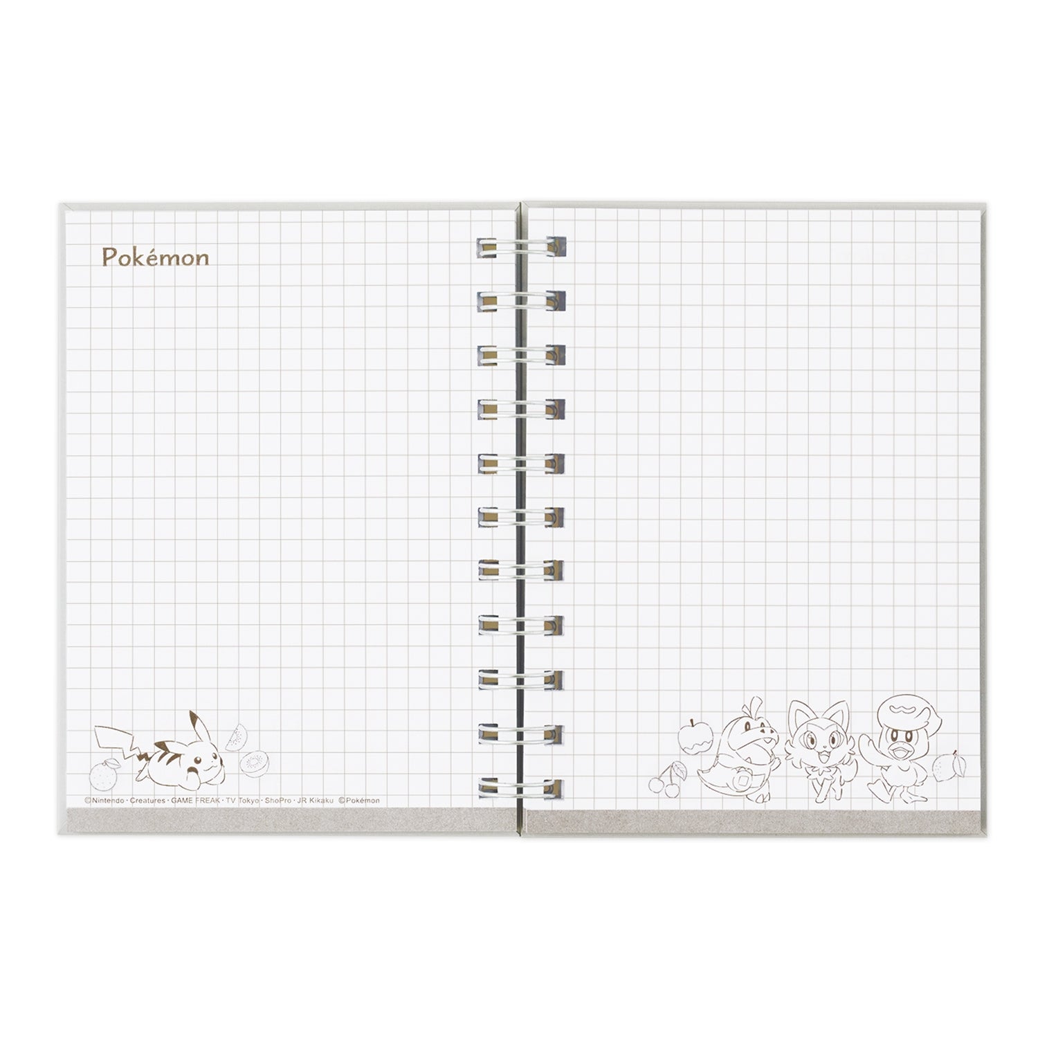 Authentic Japanese Pokémon Notebook with ring binding, shipped from Japan