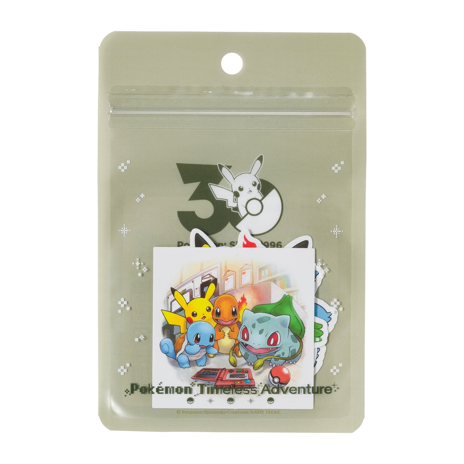Sticker set Pokémon Timeless Adventure Kanto