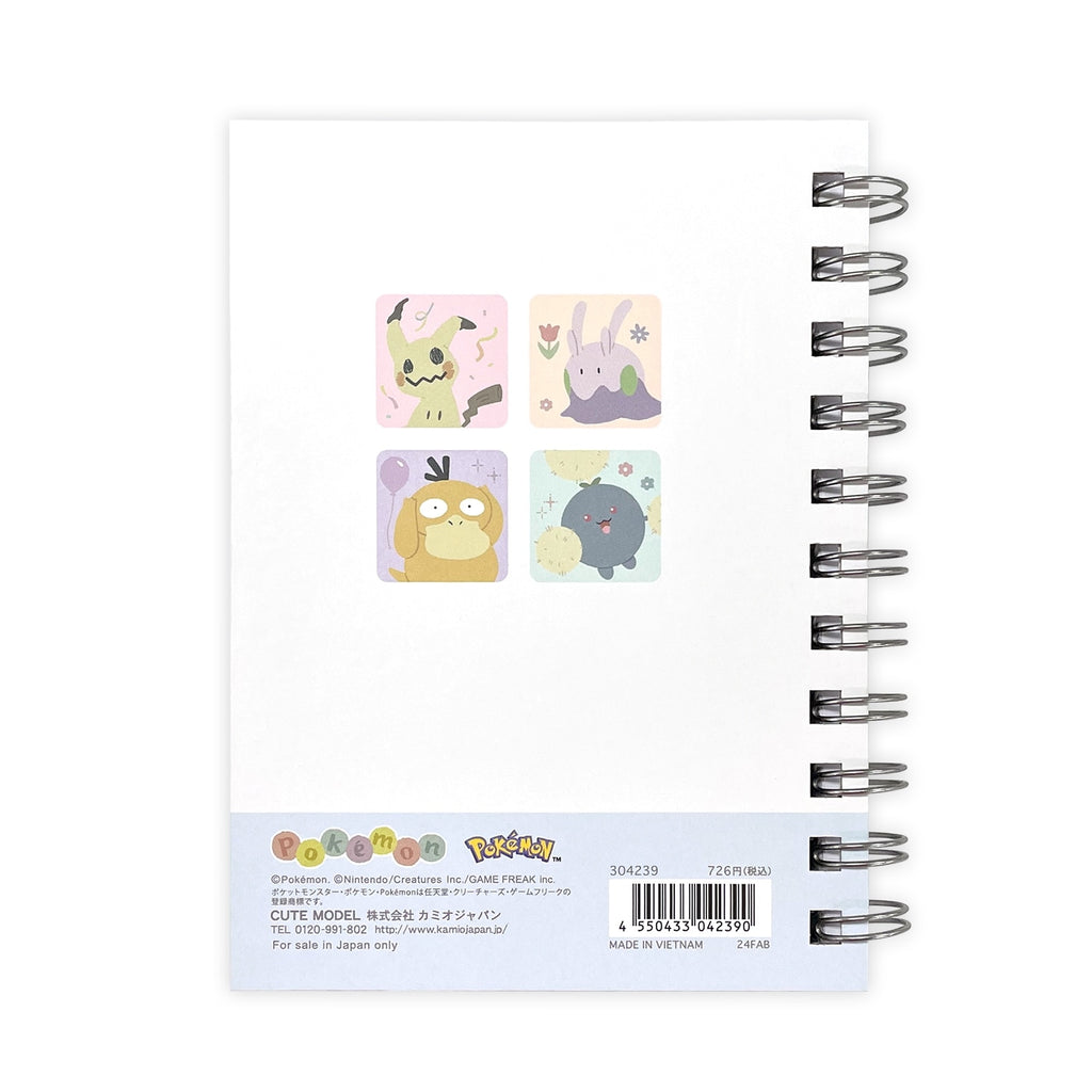 A6W Ring Notebook with Pokemon design and authentic licensing from Japan