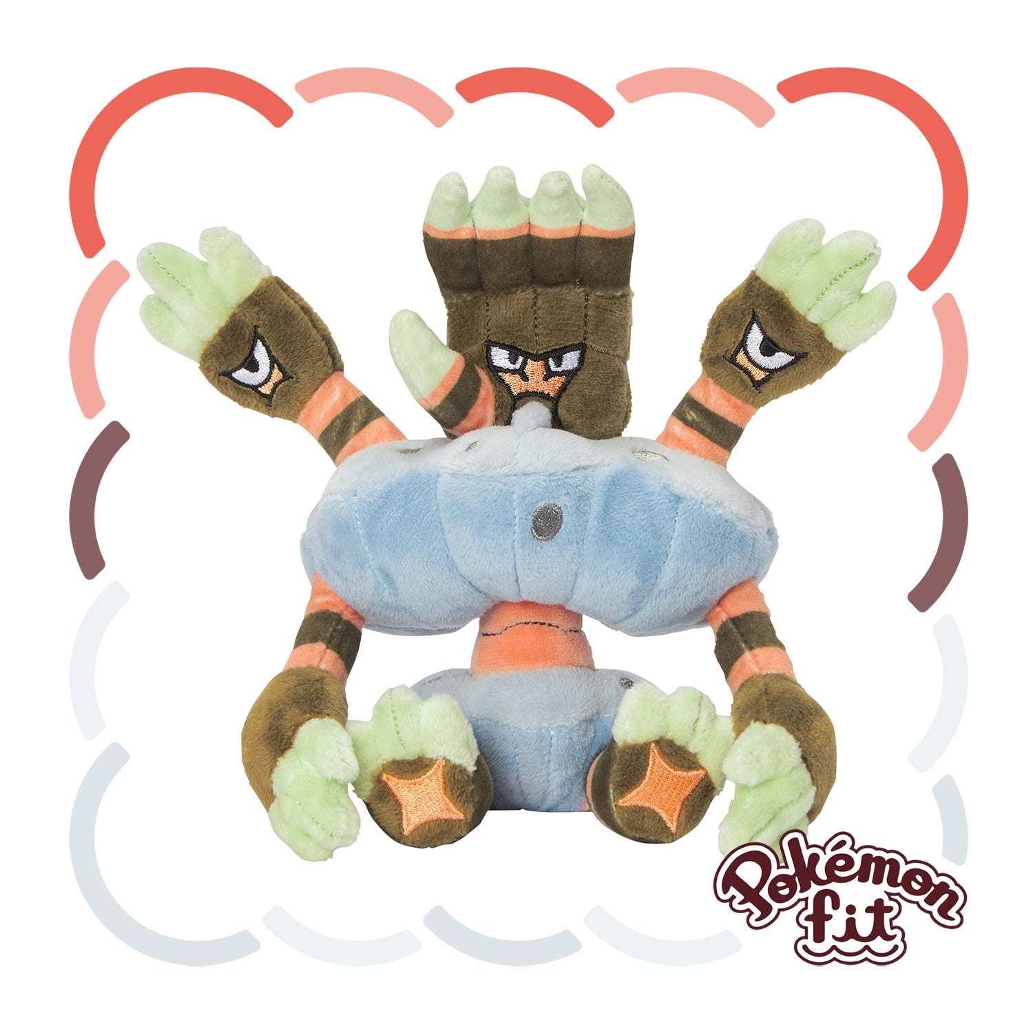 689 Plush Pokemon from Japan, cute smiling face