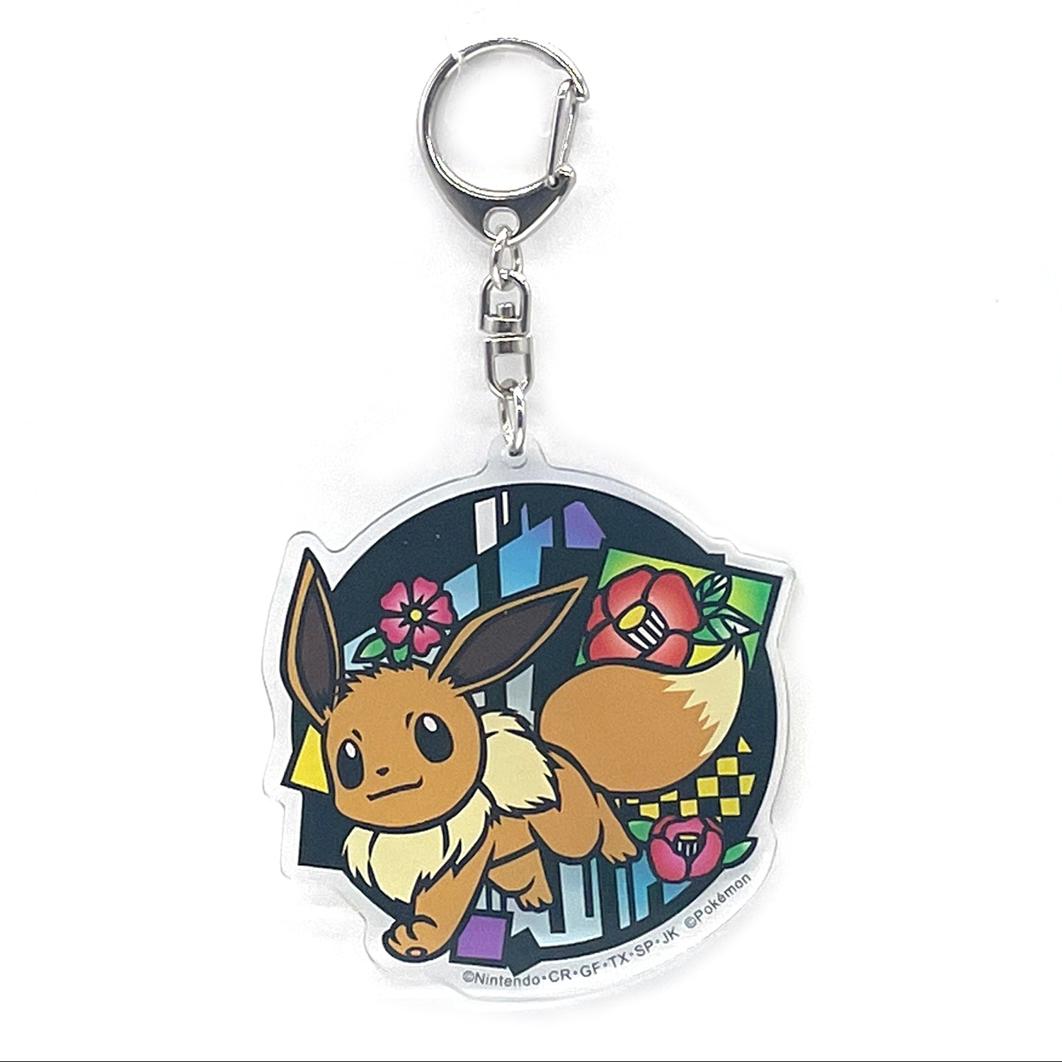 Eevee keychain with acrylic design from Japan