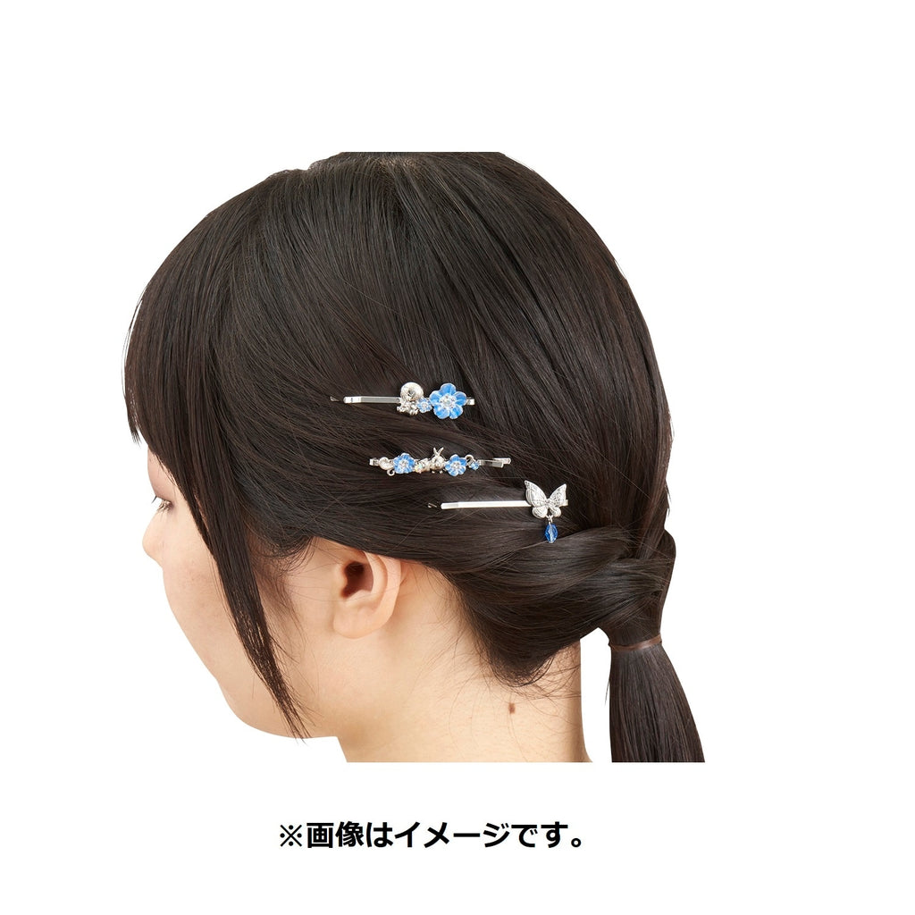 Authentic Japanese Pokemon Hairpin Baby Blue Eyes with character design