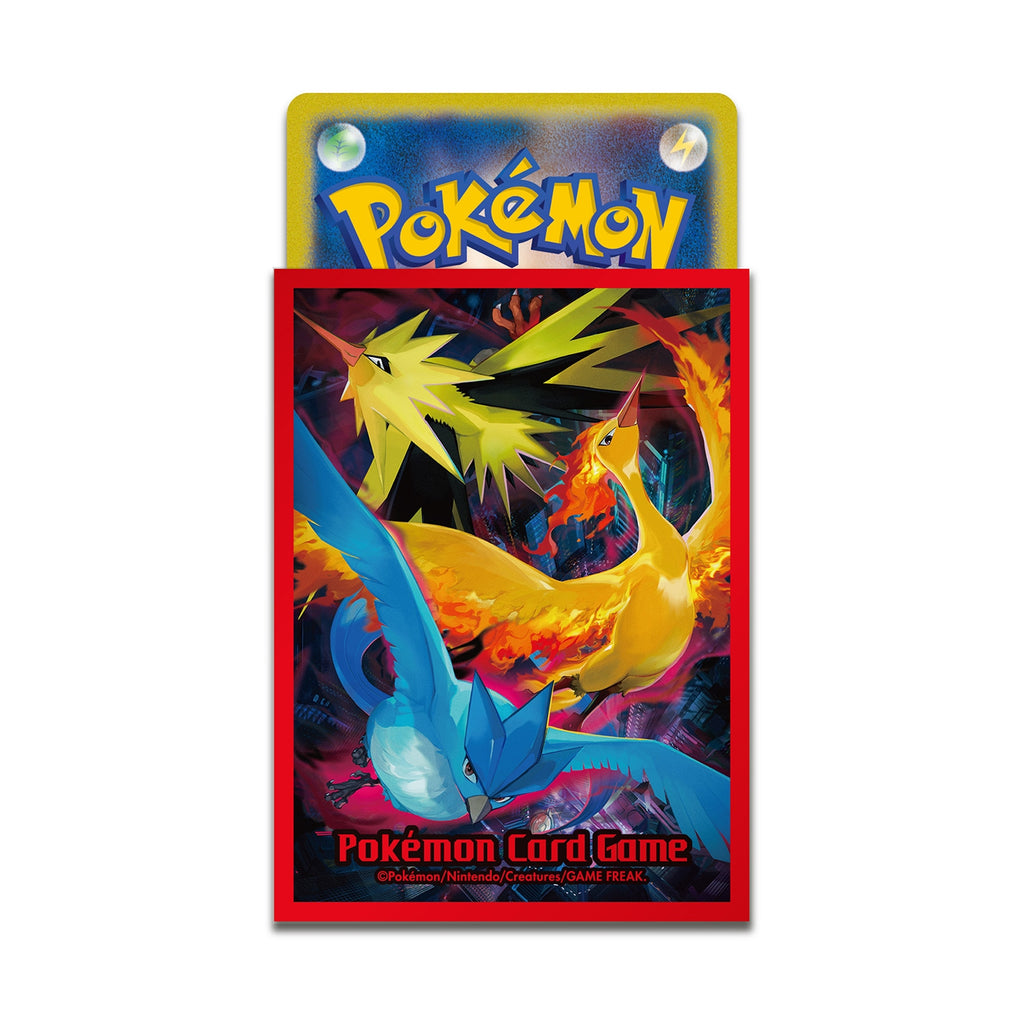 Pokémon TCG Deck Shield Legendary Birds Moltres Zapdos Articuno Red
