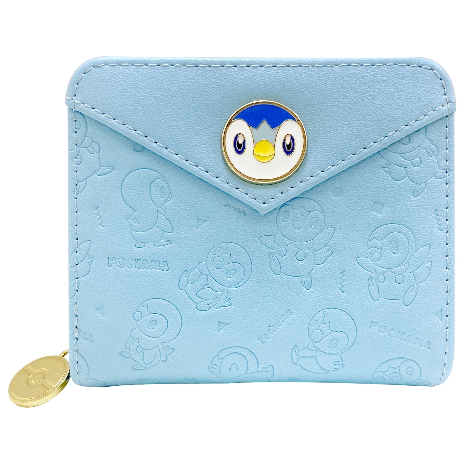 Round billfold pochama face plate