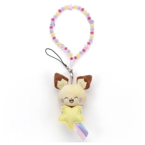Pokepiece Stuffed toy strap Starzora ver. Pichu from Japan, cute plushie design