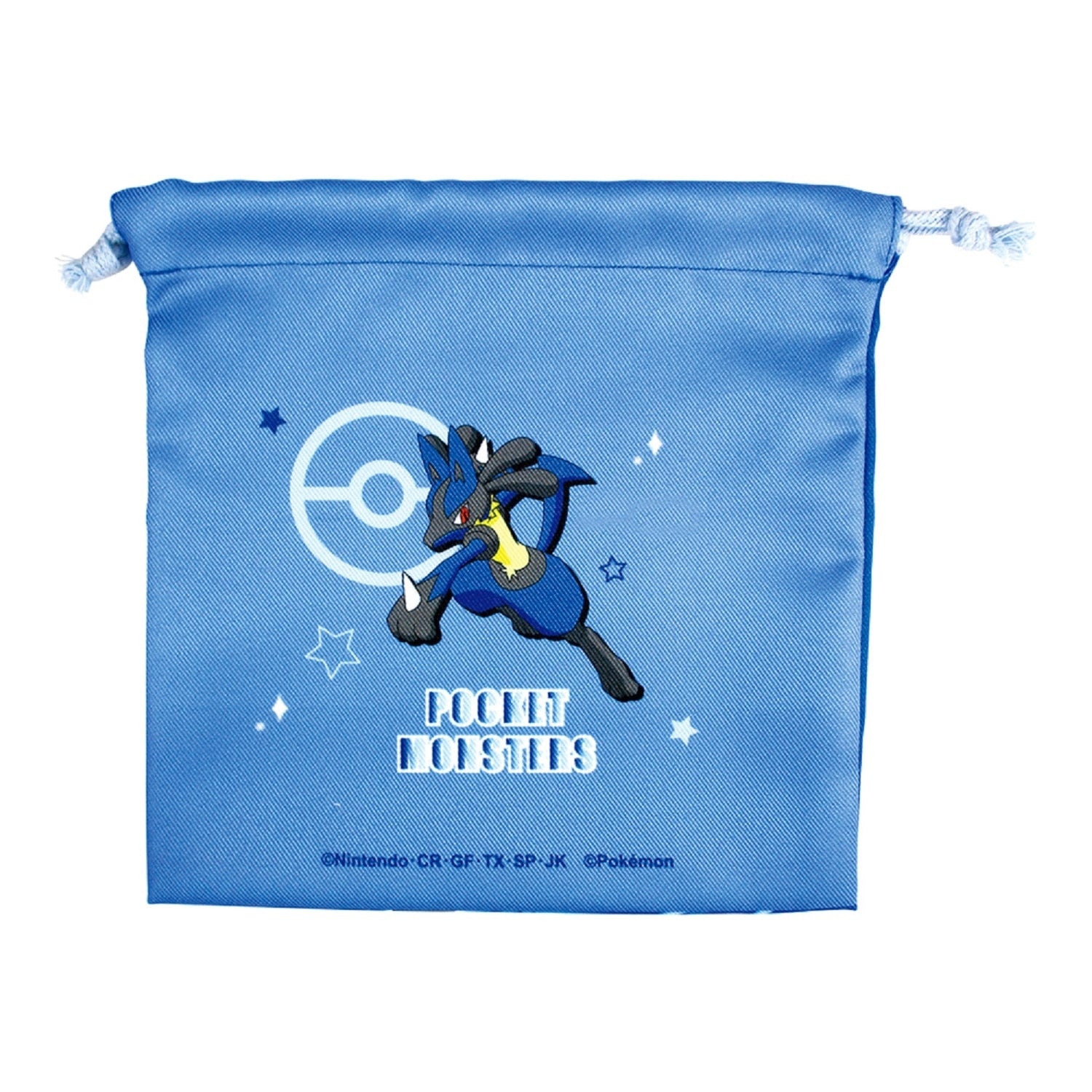 Flat drawstring purse Starlight/Lucario