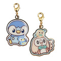 Piplup metal charm set from Japan, featuring a penguin-like Pokemon