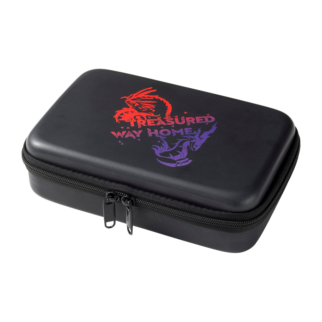 Close-up of Pokemon EVA pouch for Nintendo Switch with detailed design from Japan