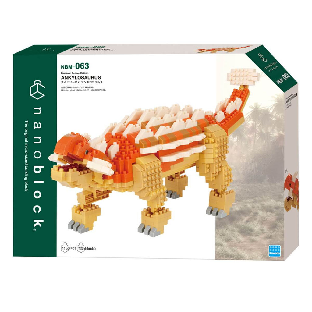 Nanoblock Dinosaur DX Ankylosaurus
