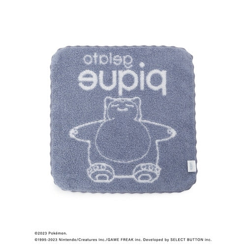 Authentic Japanese Pokemon Hand Towel Navy - close-up of towel texture from Japan