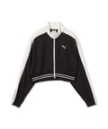 PUMA T7 PIQUE RELAXED CROPPED TRACK JACKET