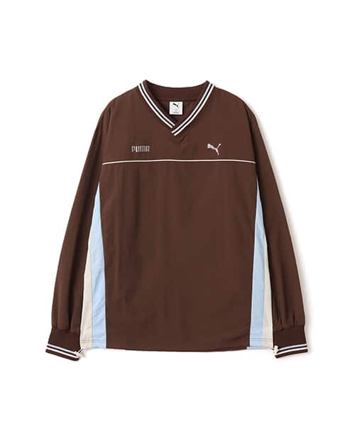PUMA X ATMOS Pink Woven Pullover with unique woven design from Japan