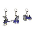 National Encyclopedia Metal Charm 1008 from Japan, featuring a detailed metal design