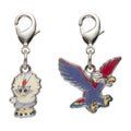 National Encyclopedia Metal Charm 627628 from Japan, featuring a detailed Pokemon design