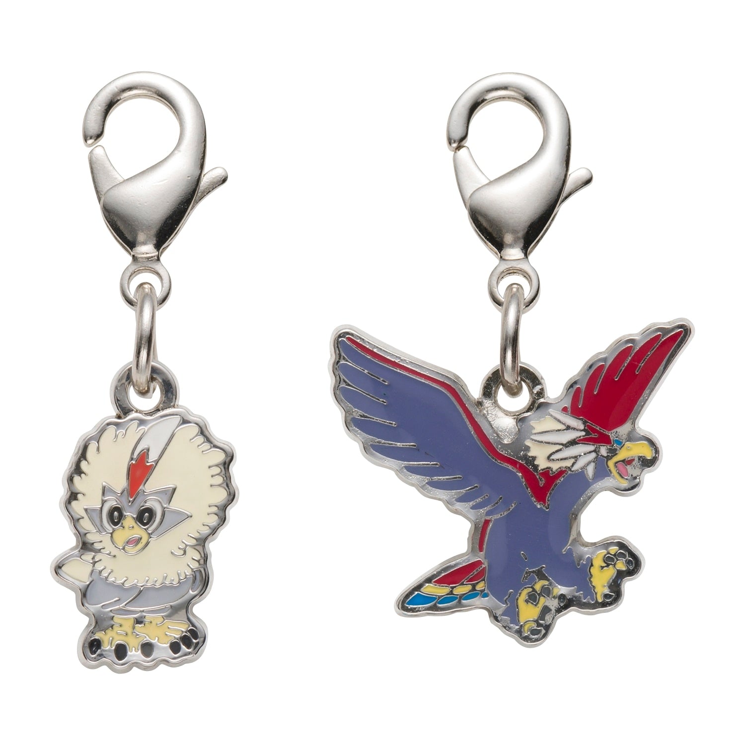 National Encyclopedia Metal Charm 627628 from Japan, featuring a detailed Pokemon design